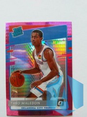2020-21 Donruss Optic Theo Maledon Hyper Pink Prizm Rated Rookie Prizm #184